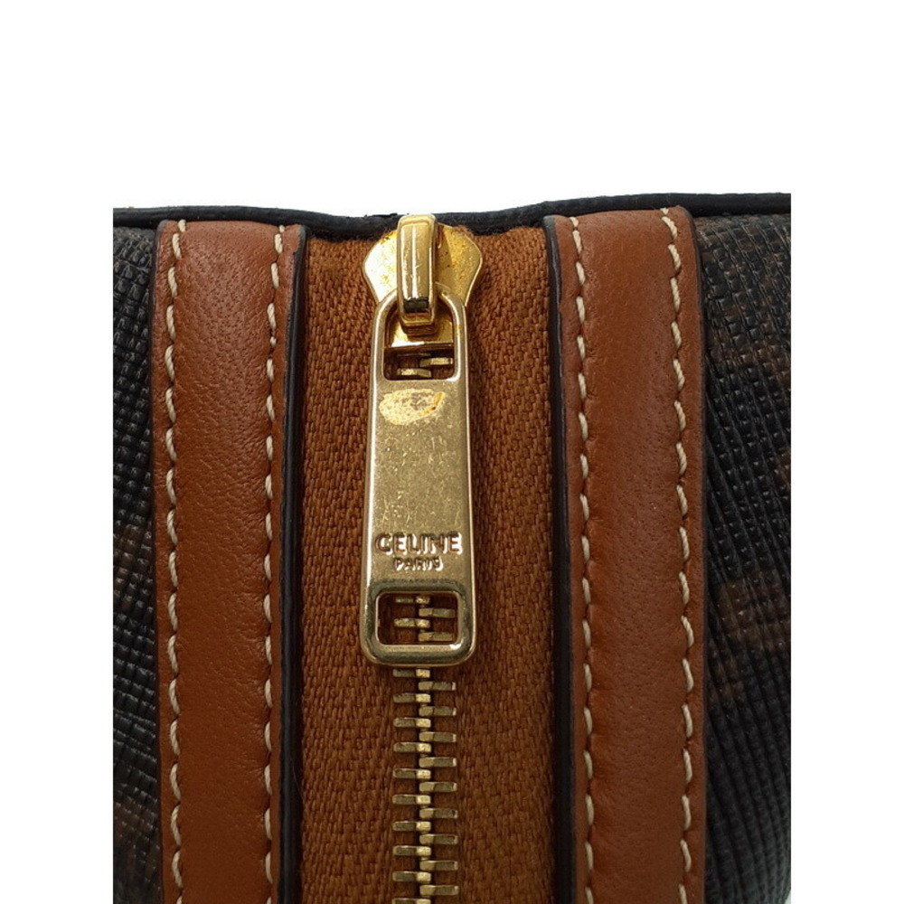 Celine Triomphe Canvas Cosmetic Pouch - Picture 7 of 9